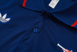 25-26 ARS Royal blue Short shirts and Long trousers Suit #C2507