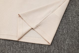 25-26 BAR Beige Short shirts and Long trousers Suit #C2505