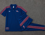 25-26 ARS Royal blue Short shirts and Long trousers Suit #C2507