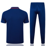 25-26 ARS Royal blue Short shirts and Long trousers Suit #C2507