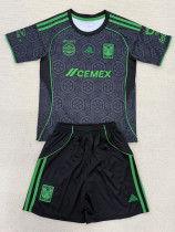 25-26 Tigres UANL Third Kids Soccer Jersey
