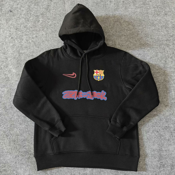 25-26 BAR Black Hoody 黑色(加绒)彩标