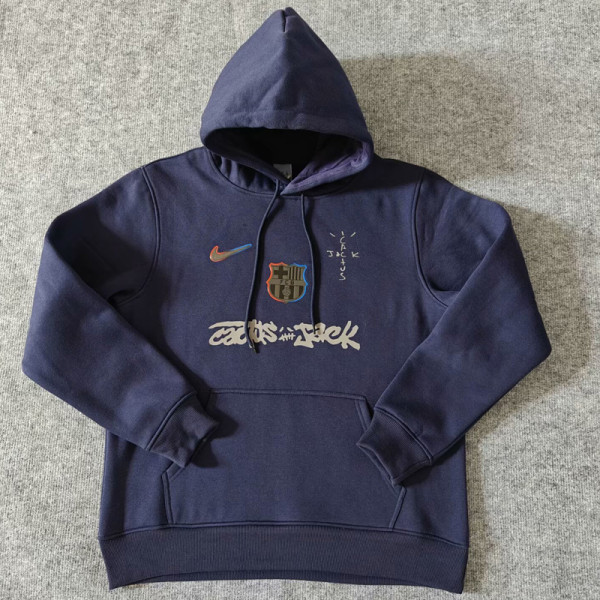25-26 BAR Royal blue Hoody 宝蓝色(加绒)黑标