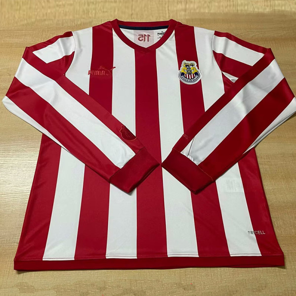 2021-2022 Chivas Guadalajara 115th Anniversary Long Sleeve Retro Soccer Jersey (长袖)