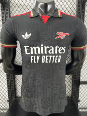 25-26 ARS Black Special Edition Player Version Training Shirts (三叶)