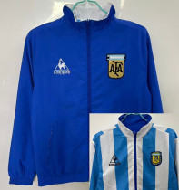 1986 Argentina Blue & White Retro Double Sided Windbreaker (双面风衣)
