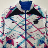 25-26 BAR Blue & White Double Sided Windbreaker (双面风衣)