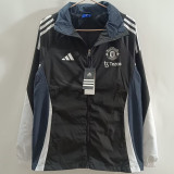 25-26 Man Utd Black Windbreaker
