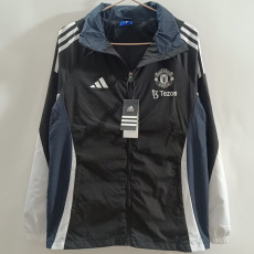25-26 Man Utd Black Windbreaker