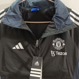 25-26 Man Utd Black Windbreaker