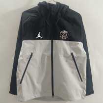 25-26 PSG Jordan Black white Windbreaker