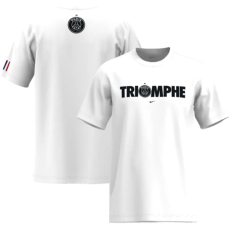 2025 PSG White High Quality Casual T-Shirt #圆领