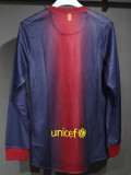 2012-2013 BAR Home Player Version 长袖球员 Long Sleeve Retro Soccer Jersey