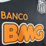 2012-2013 Santos FC Black Long Sleeve Retro Soccer Jersey (长袖)
