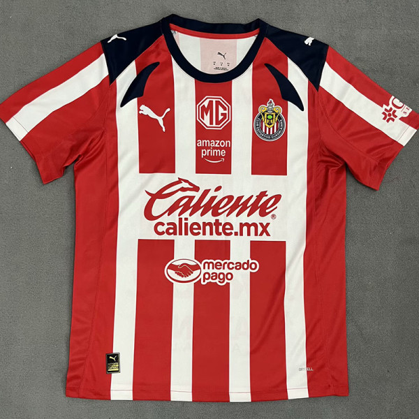 25-26 Chivas Guadalajara Home Fans Soccer Jersey