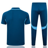 25-26 JUV Lake blue Short shirts and Long trousers Suit #C2534