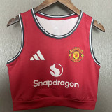 25-26 Man Utd Home Women Yoga Vest (女背心)