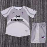 2001-2002 PSG Away Kids Retro Soccer Jersey