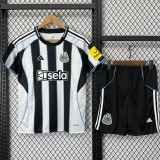 25-26 Newcastle Home Kids Soccer Jersey