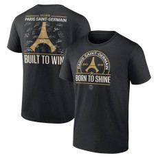 2025 PSG Black High Quality Casual T-Shirt (BORN TO SHINE)