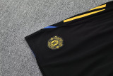 25-26 Man Utd Black Tank top and shorts suit