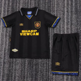1993-1994 Man Utd Away Kids Retro Soccer Jersey