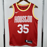 ROCKETS DURANT #35 Red Retro Top Quality Hot Pressing NBA Jersey