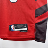 22-23 TRAIL BLAZERS AVDIJA #8 Red Top Quality Hot Pressing NBA Jersey (Trapeze Edition)飞人版