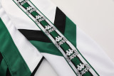 25-26 Real Betis White Black Jacket Tracksuit #01