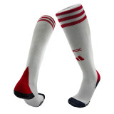 25-26 Ajax Home White Socks