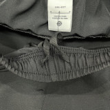 D660 NK Black Casual Short Pants