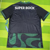25-26 Sporting Lisbon Black Green Fans Soccer Jersey
