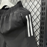 D333 AD Black Casual Short Pants