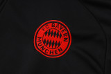 25-26 Bayern Black Half Pull Tracksuit #B2553(半拉链)