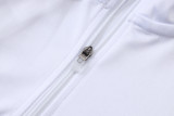 25-26 JUV White Half Pull Tracksuit #B2552(半拉链)