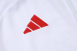 25-26 Bayern White Jacket Tracksuit #A2558