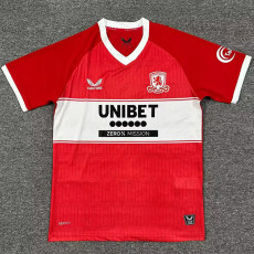 25-26 Middlesbrough Home Fans Soccer Jersey