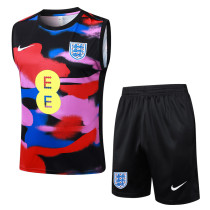 25-26 England Colour Tank top and shorts suit #D25113