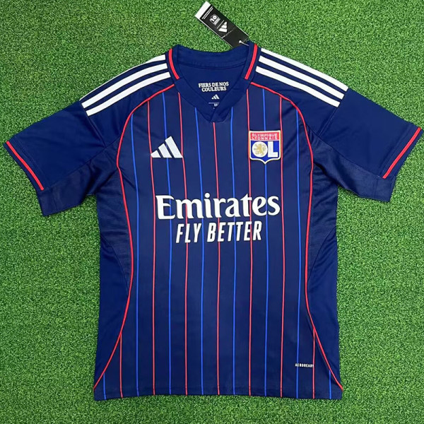 25-26 Lyon Away Fans Soccer Jersey