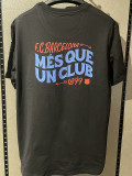 25-26 BAR Black High Quality Casual T-Shirt #圆领红标