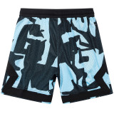 C2501 AJ Black blue Casual Short Pants #破冰斑蓝
