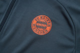 25-26 Bayern Dark gray Jacket Tracksuit #A2563
