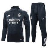 25-26 RMA Dark gray Half Pull Tracksuit #B2562(半拉链)
