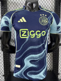 25-26  Ajax Away Player Version Soccer Jersey