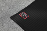 25-26 Man Utd Black Tank top and shorts suit