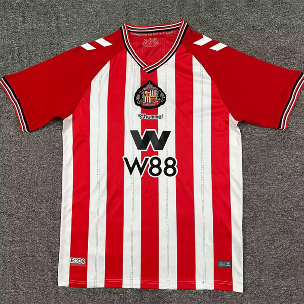 25-26 Sunderland Home Fans Soccer Jersey