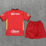 25-26 Toluca Home Kids Soccer Jersey