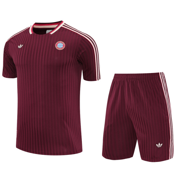 25-26 Bayern Jujube red Training Short Suit