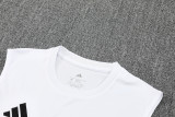 25-26 RMA White Tank top and shorts suit