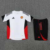 25-26 Man Utd White Training Short Suit